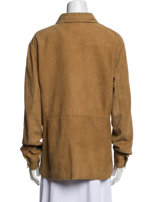 Emanuel by Emanuel Ungaro Leather Utility Jacket