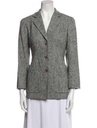 Emanuel by Emanuel Ungaro Wool Printed Blazer
