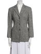 Emanuel by Emanuel Ungaro Wool Printed Blazer