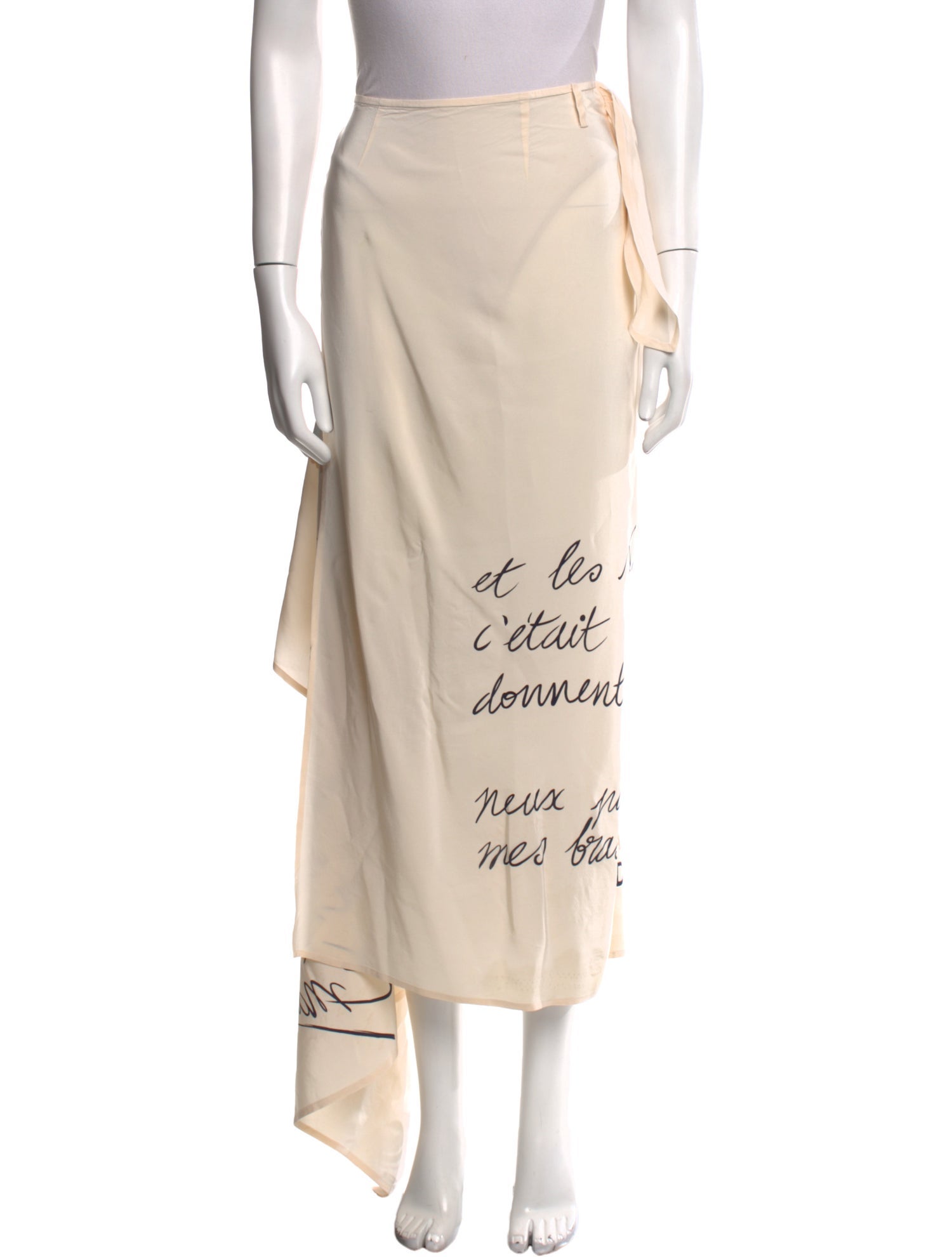 Emanuel by Emanuel Ungaro Silk Long Skirt