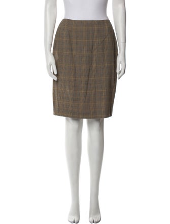Emanuel by Emanuel Ungaro Wool Knee-Length Skirt