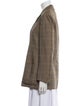 Emanuel by Emanuel Ungaro Wool Plaid Print Blazer