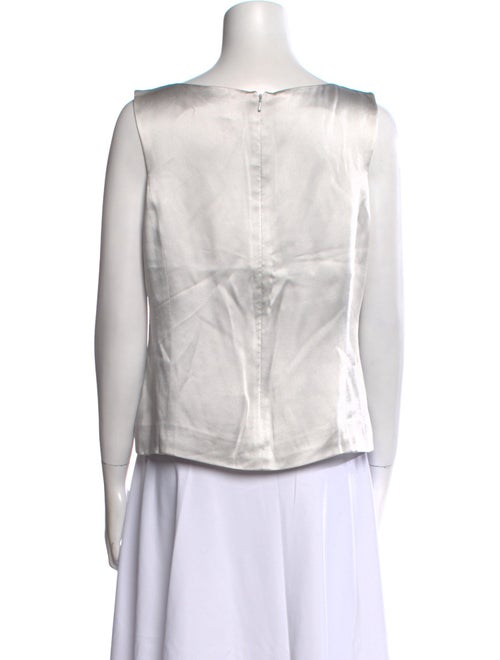 Emanuel by Emanuel Ungaro Scoop Neck Sleeveless Top