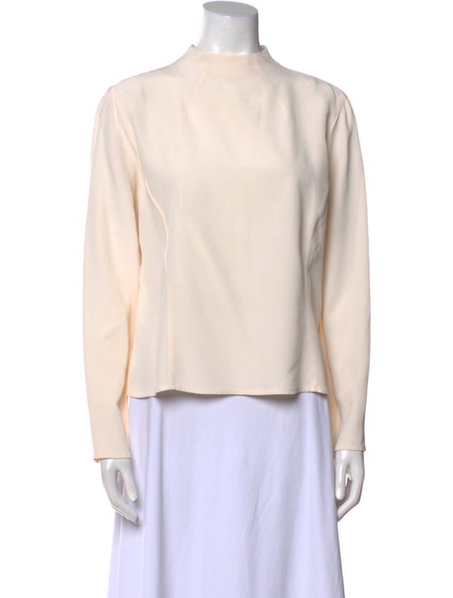 Emanuel by Emanuel Ungaro Mock Neck Long Sleeve Blouse