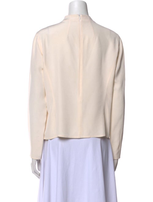 Emanuel by Emanuel Ungaro Mock Neck Long Sleeve Blouse