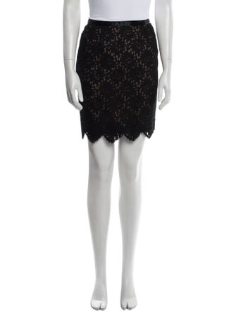 Emanuel by Emanuel Ungaro Lace Pattern Mini Skirt