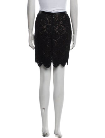 Emanuel by Emanuel Ungaro Lace Pattern Mini Skirt