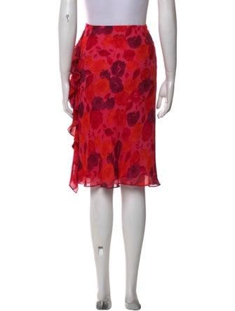 Emanuel by Emanuel Ungaro Silk Knee-Length Skirt