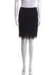 Emanuel by Emanuel Ungaro Lace Trim Embellishment Knee-Length Skirt