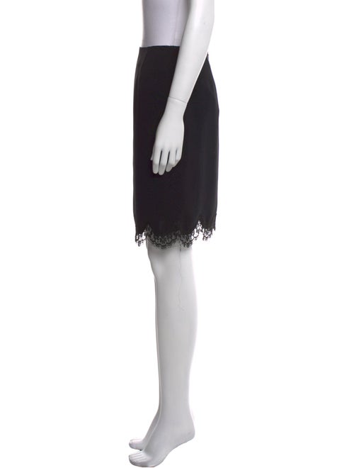 Emanuel by Emanuel Ungaro Lace Trim Embellishment Knee-Length Skirt
