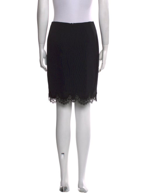 Emanuel by Emanuel Ungaro Lace Trim Embellishment Knee-Length Skirt