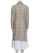 Emanuel by Emanuel Ungaro Linen Plaid Print Sweater