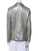 Emanuel by Emanuel Ungaro Leather Blazer