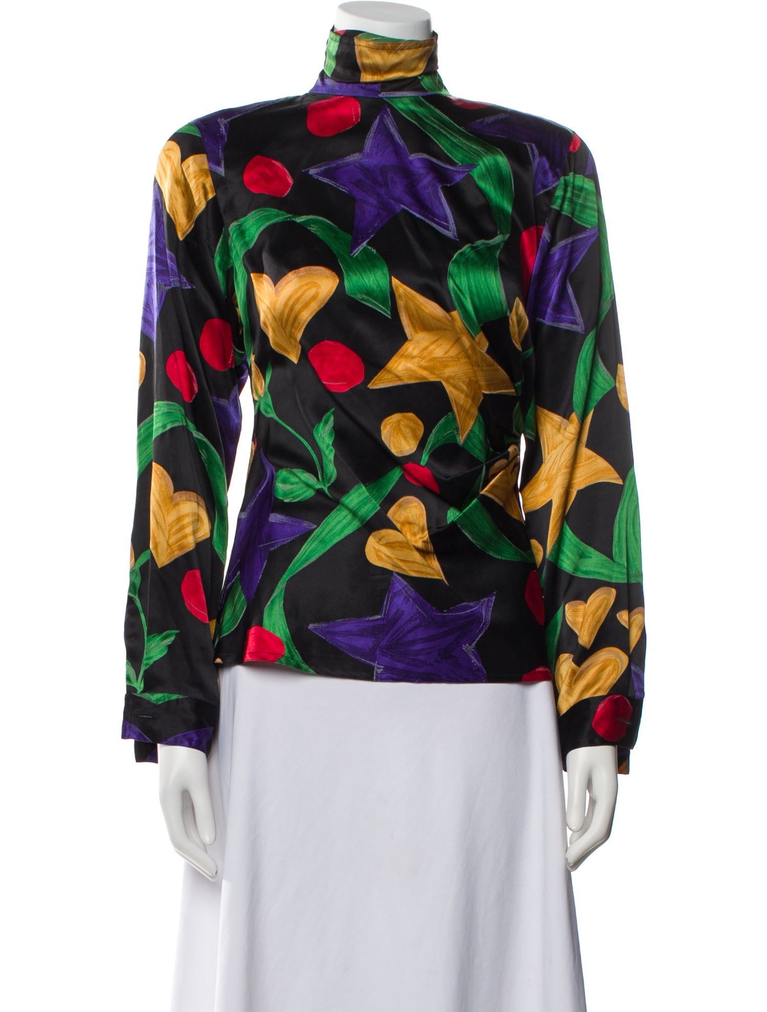 Emanuel by Emanuel Ungaro Vintage Silk Sweatshirt