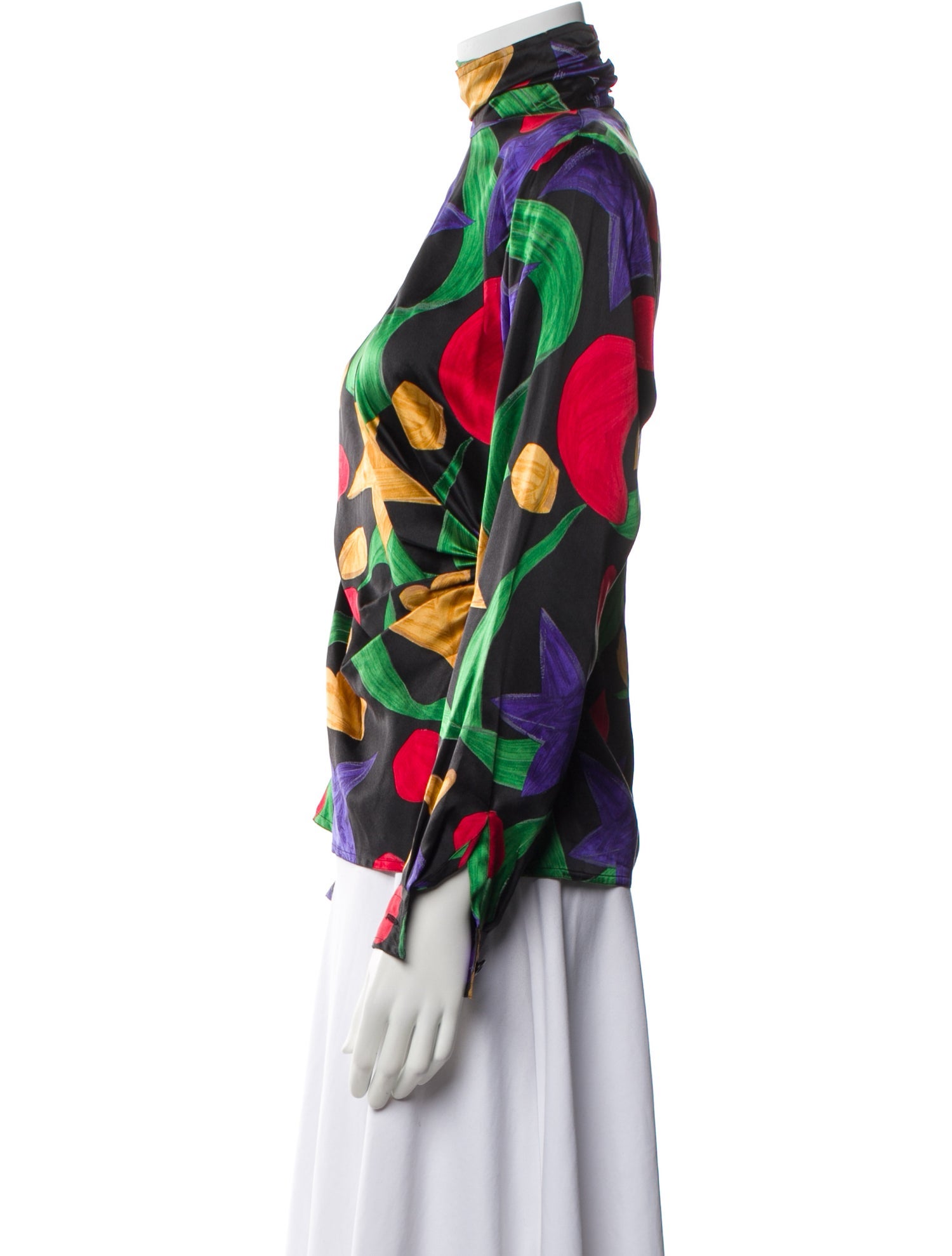 Emanuel by Emanuel Ungaro Vintage Silk Sweatshirt