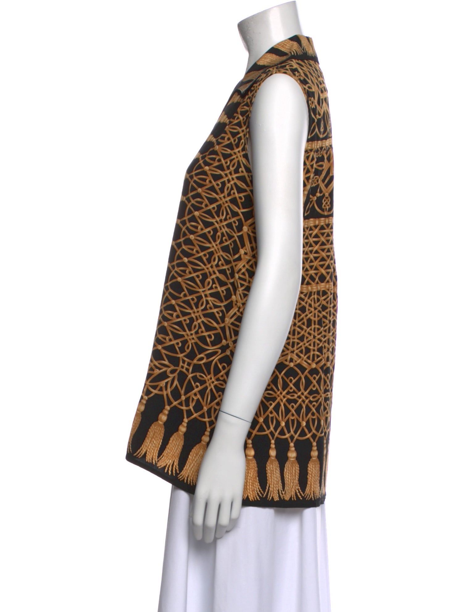 Emanuel by Emanuel Ungaro Printed Sleeveless Top