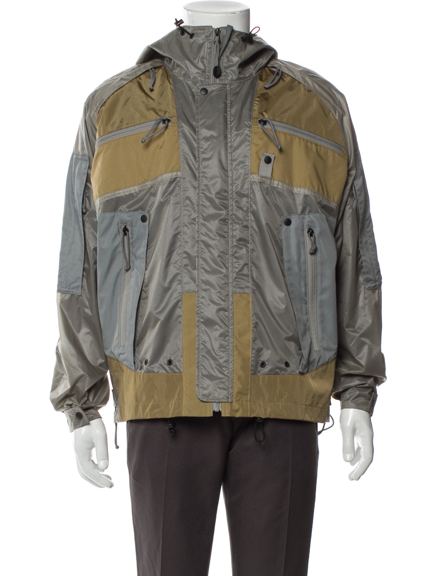 eYe COMME Des GARÇONS Junya Watanabe MAN Colorblock Pattern Windbreaker