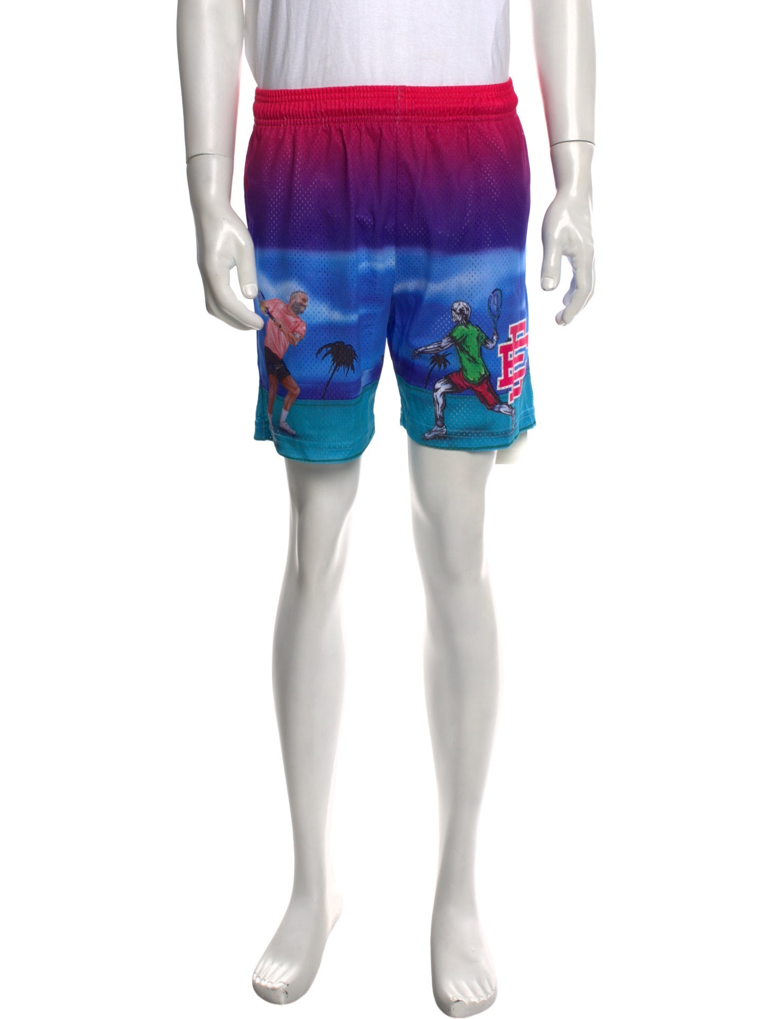 Eric Emanuel EE Graphic Print Jogger Shorts