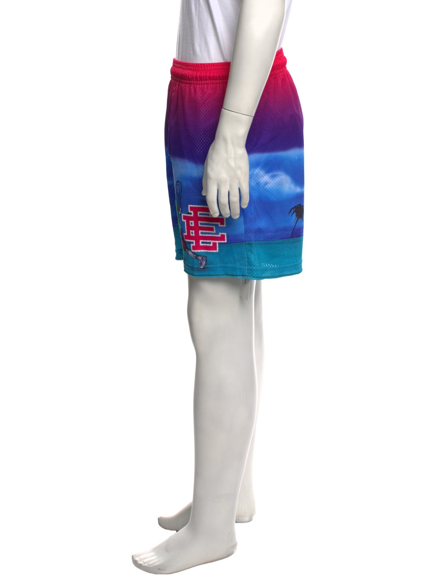 Eric Emanuel EE Graphic Print Jogger Shorts