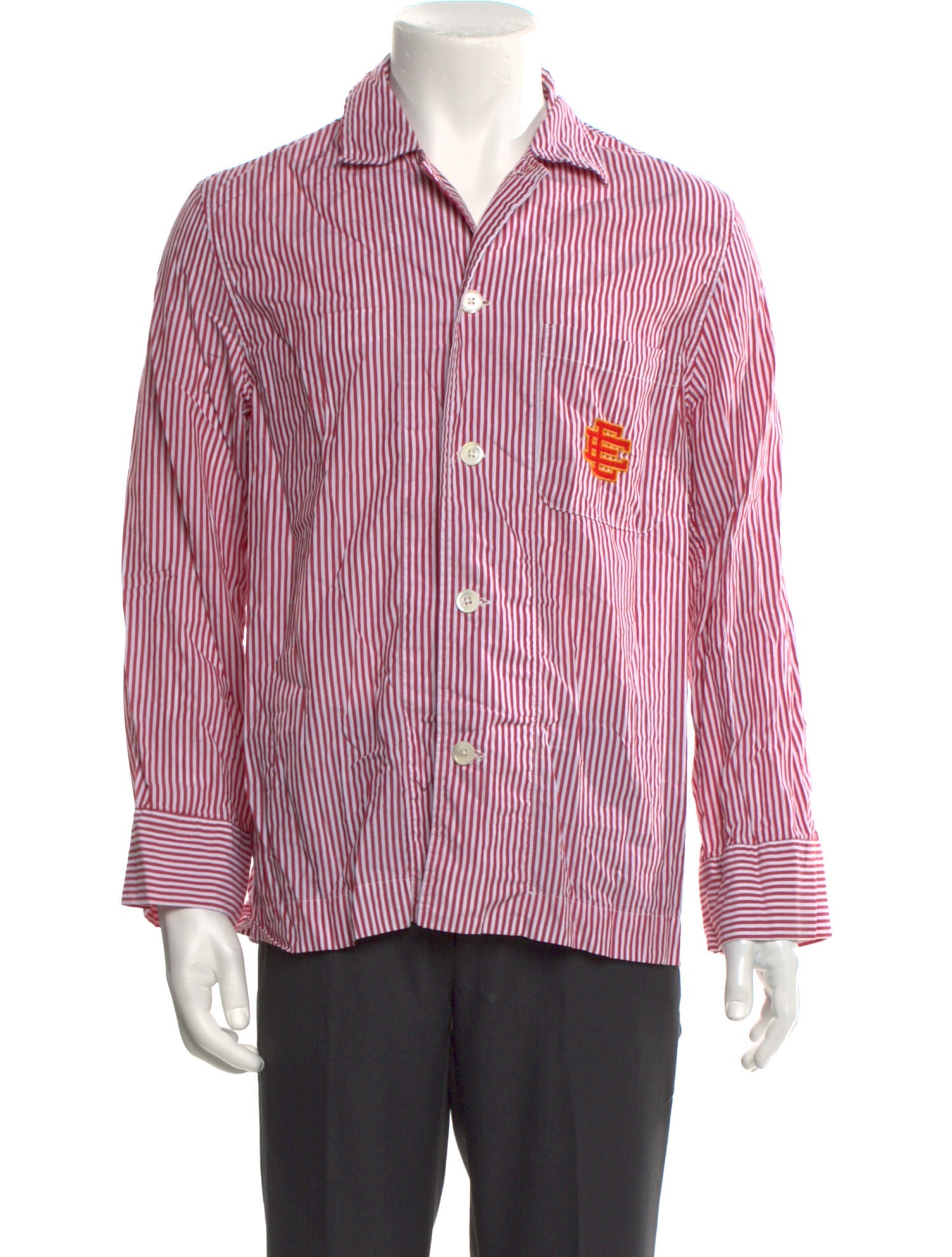 Eric Emanuel EE Striped Long Sleeve Shirt