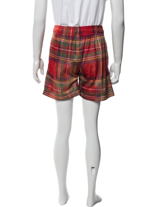 Eric Emanuel EE Plaid Print Jogger Shorts
