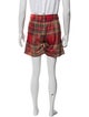 Eric Emanuel EE Plaid Print Jogger Shorts