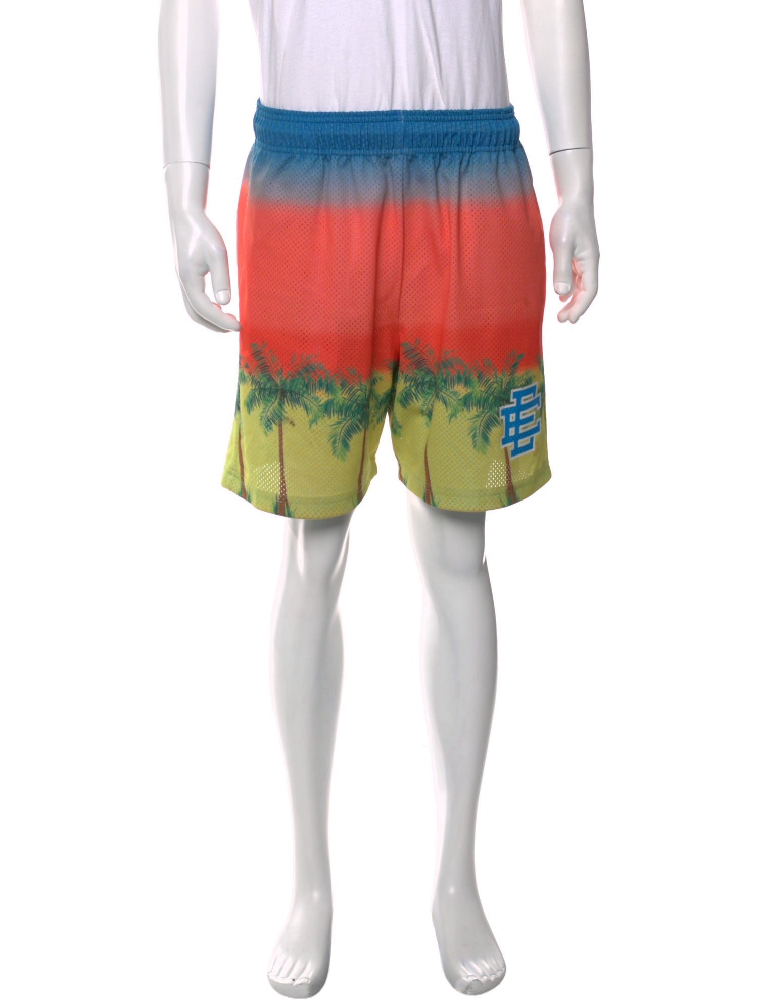 Eric Emanuel EE Colorblock Pattern Jogger Shorts