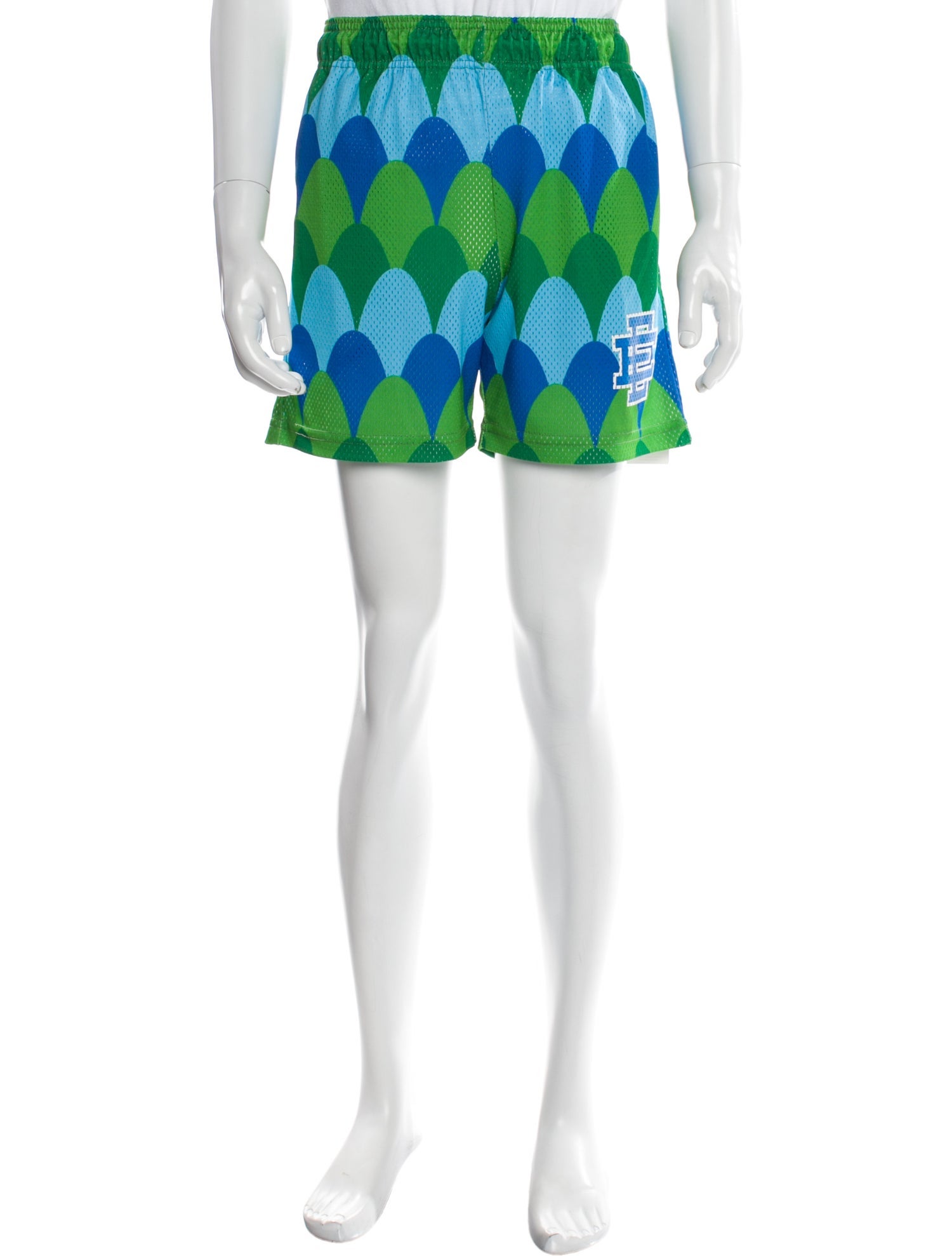 Eric Emanuel EE Colorblock Pattern Jogger Shorts