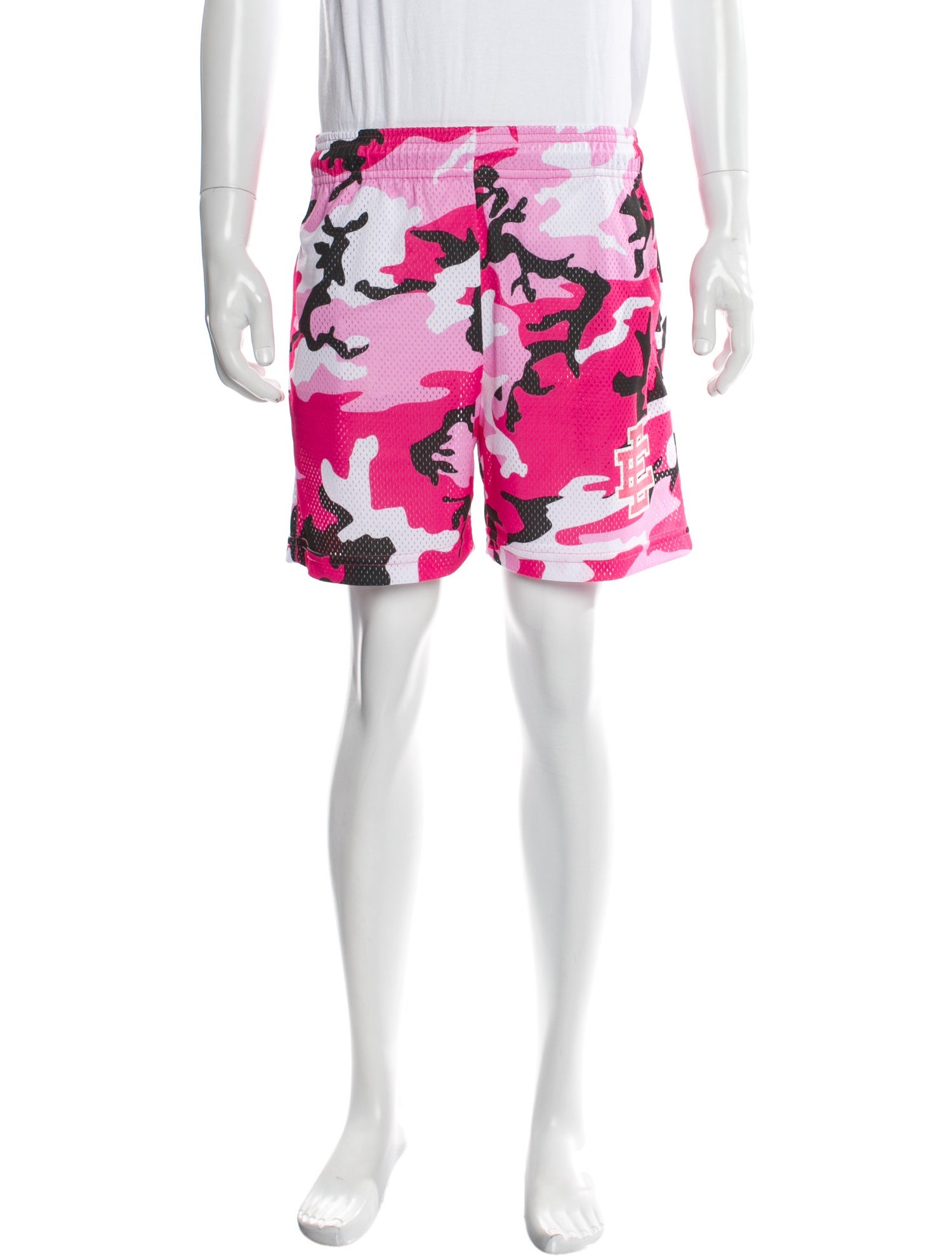 Eric Emanuel EE Camouflage Print Jogger Shorts