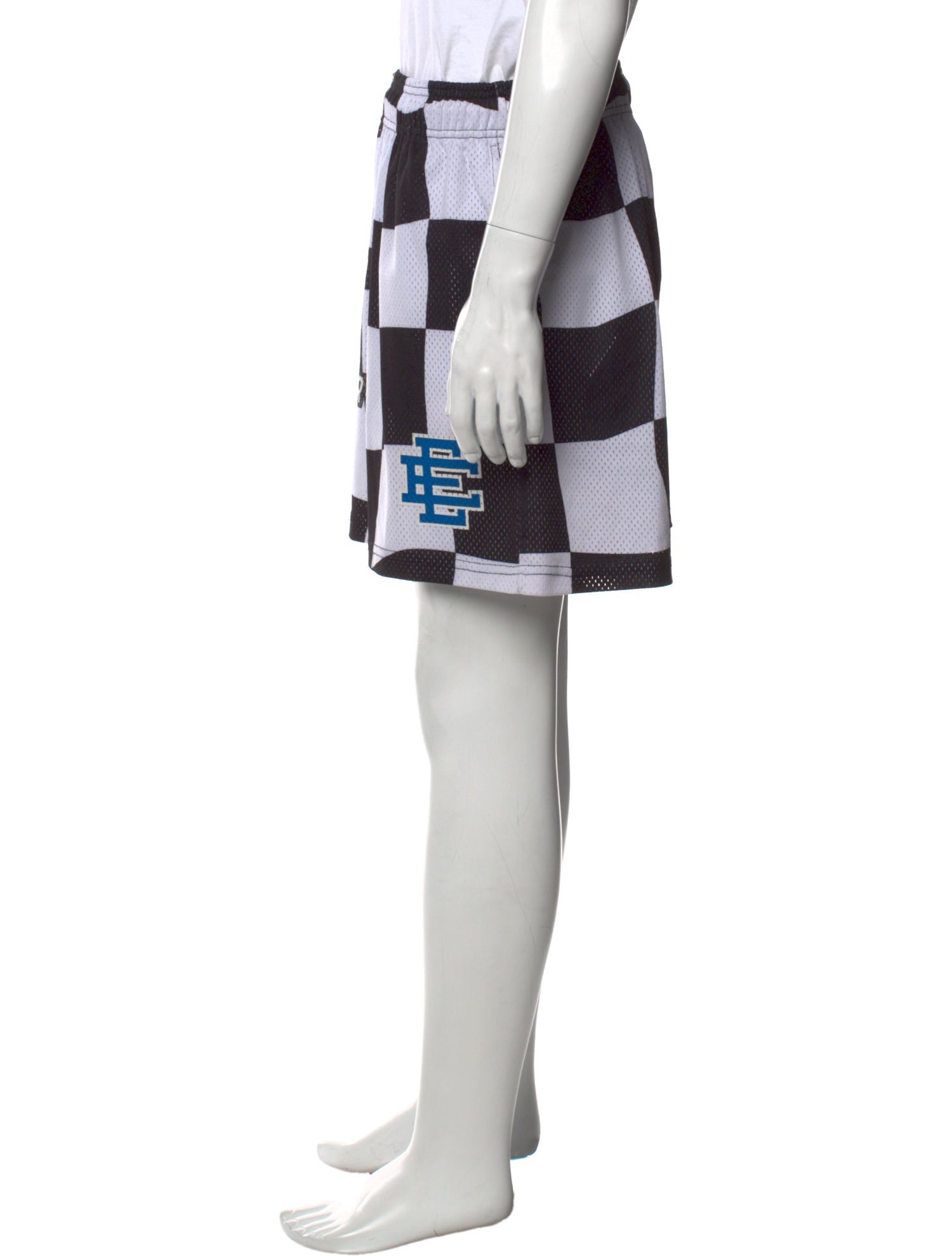 Eric Emanuel EE Plaid Print Athletic Shorts