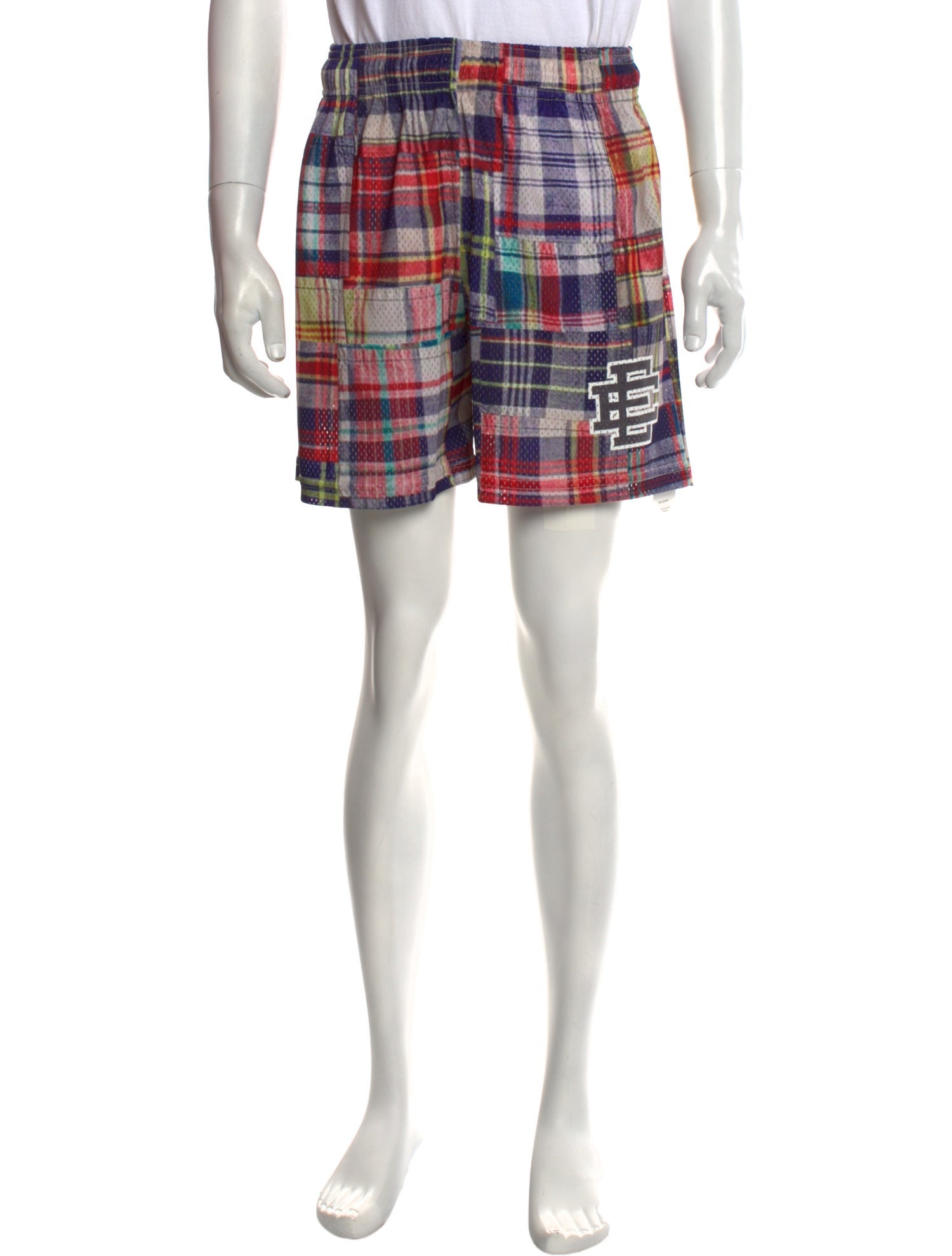 Eric Emanuel EE Plaid Print Shorts