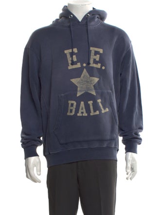 Eric Emanuel EE Graphic Print V-Neck Hoodie