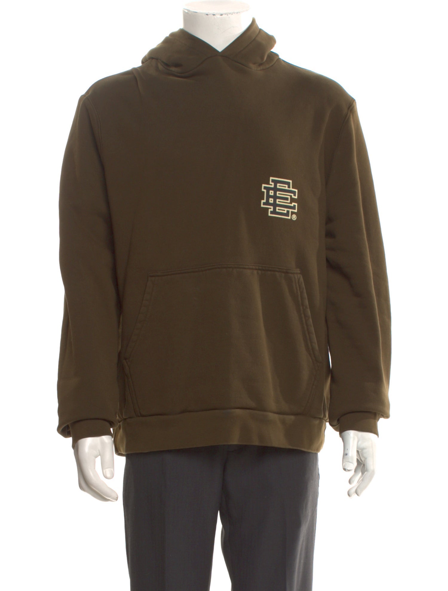 Eric Emanuel EE Graphic Print Mock Neck Hoodie