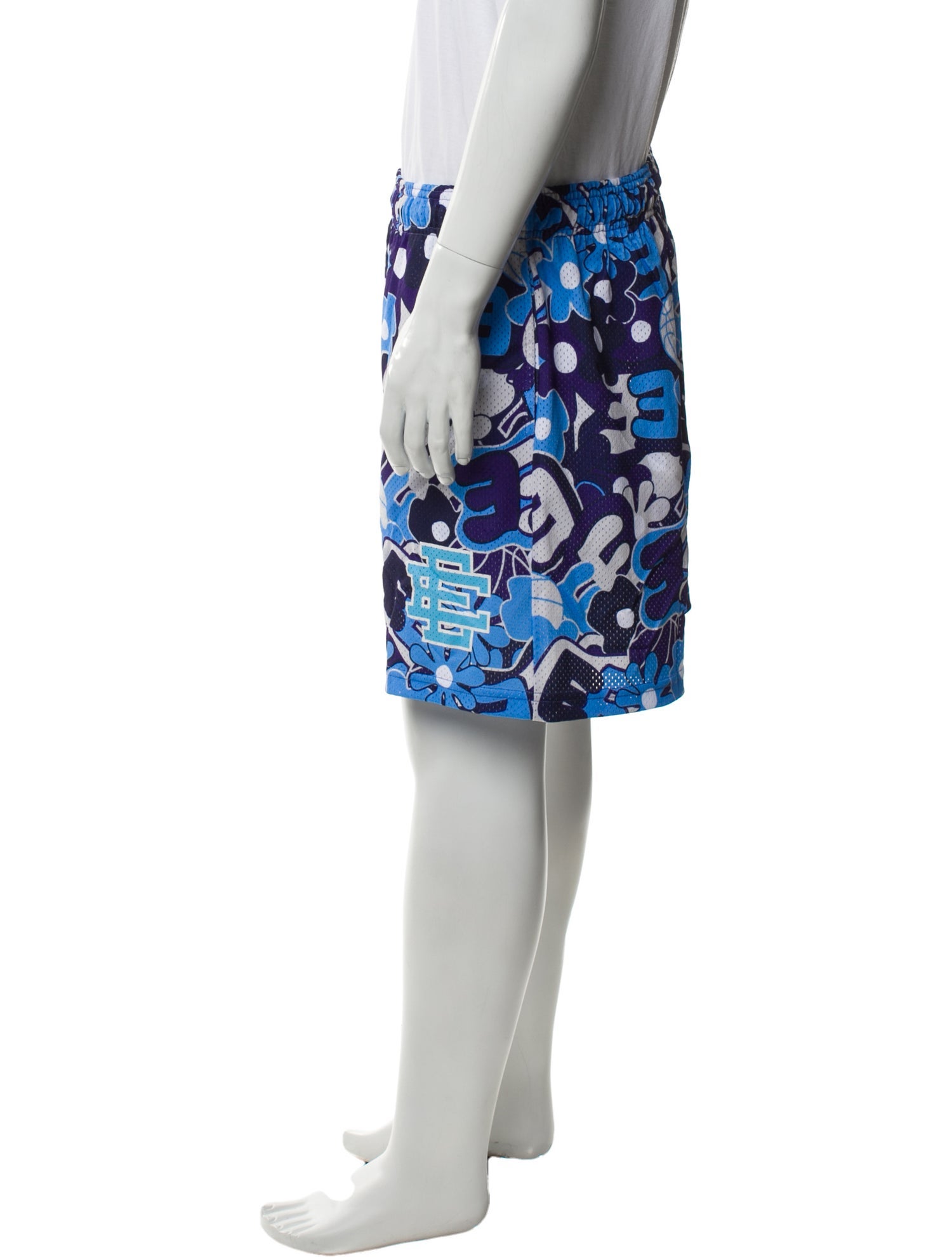 Eric Emanuel EE Floral Print Jogger Shorts