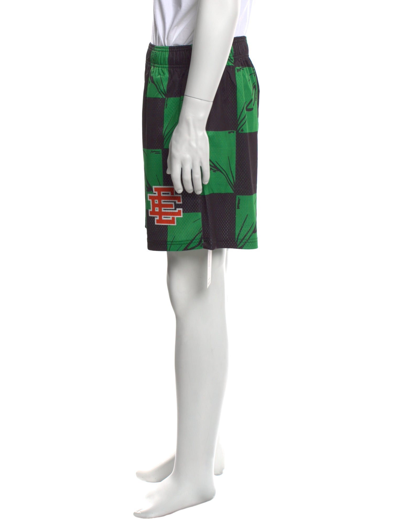 Eric Emanuel EE Colorblock Pattern Jogger Shorts