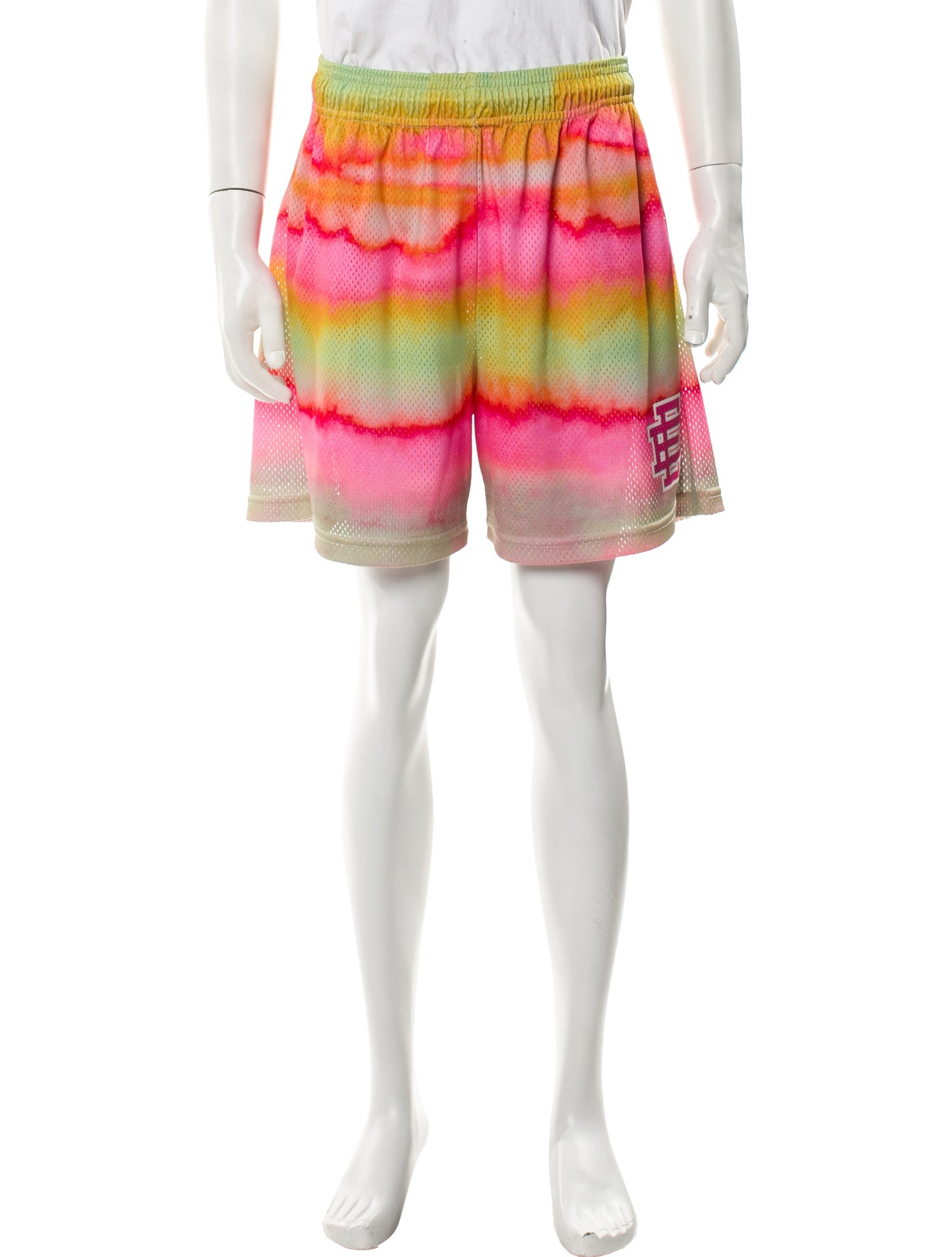 Eric Emanuel EE Tie-Dye Print Flat Front Shorts