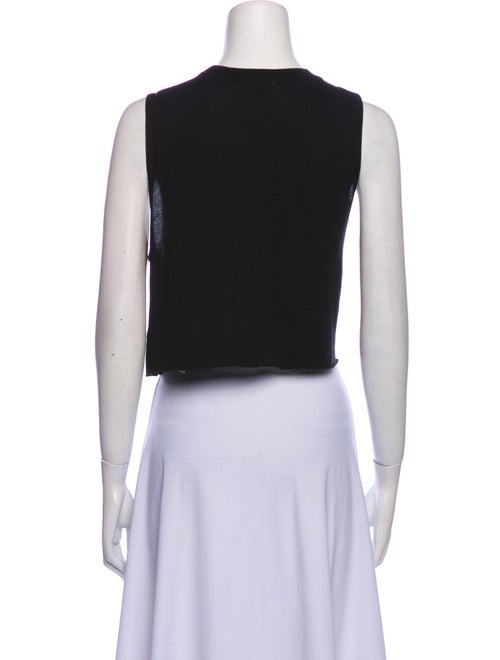 Éterne Crew Neck Sleeveless Crop Top