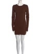 Éterne Crew Neck Mini Dress