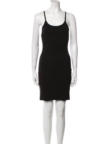 Éterne Dresses Scoop Neck Mini Dress XS