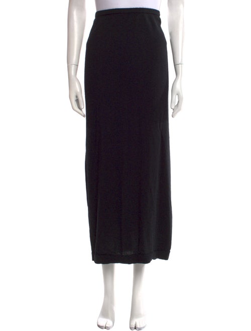 Éterne Cashmere Midi Length Skirt