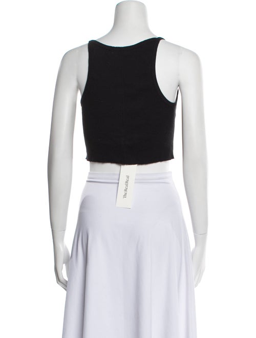 Éterne V-Neck Sleeveless Crop Top