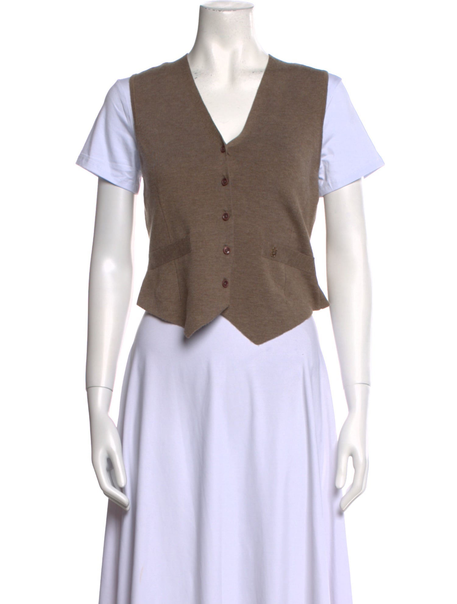 Éterne Cashmere V-Neck Sweater