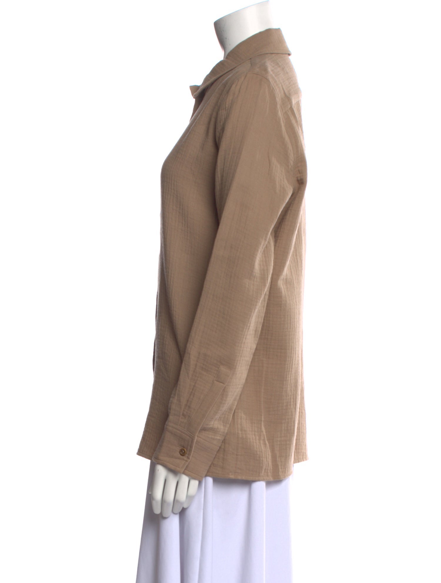 Éterne Long Sleeve Button-Up Top w/ Tags