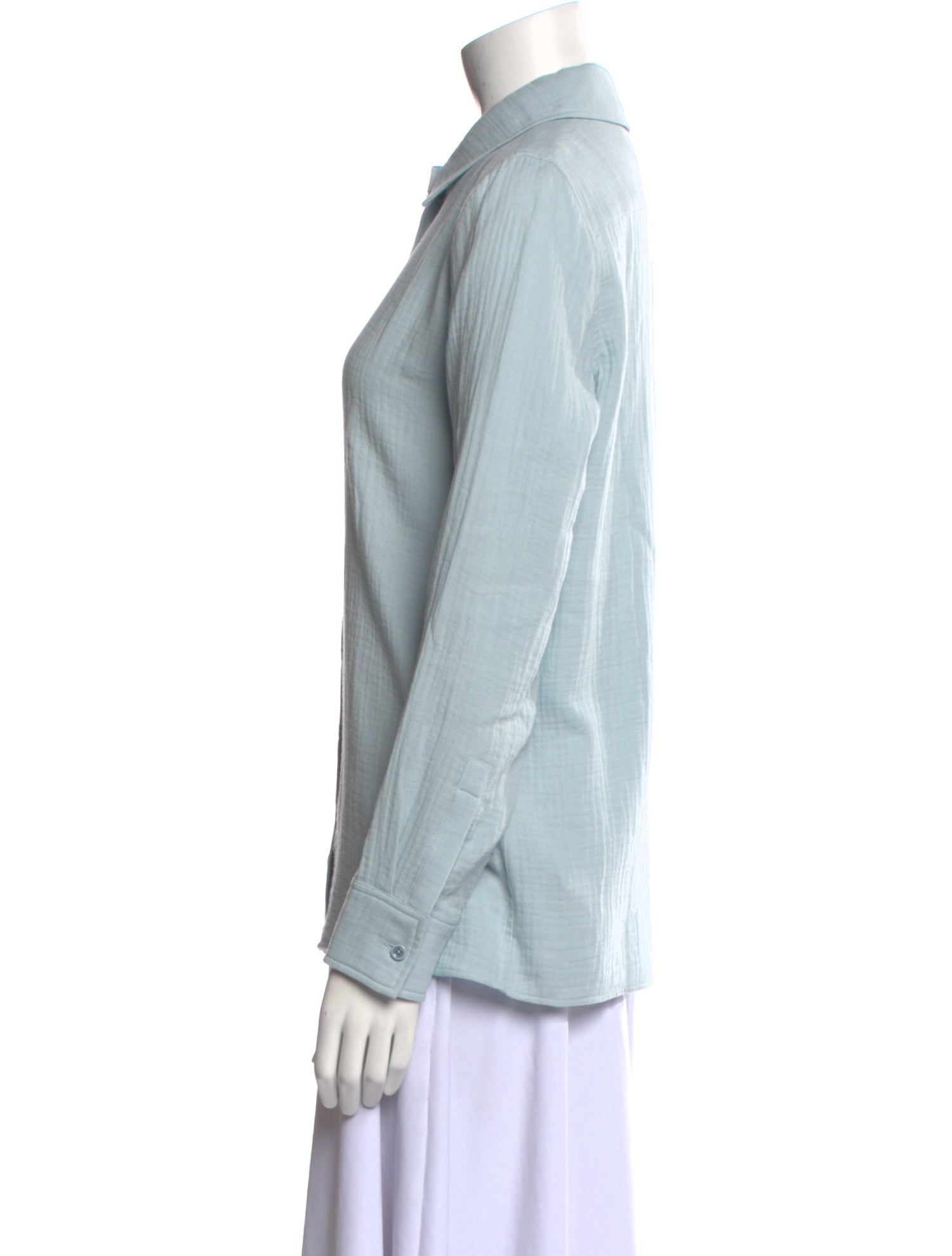 Éterne Long Sleeve Button-Up Top w/ Tags