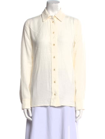 Éterne Long Sleeve Button-Up Top