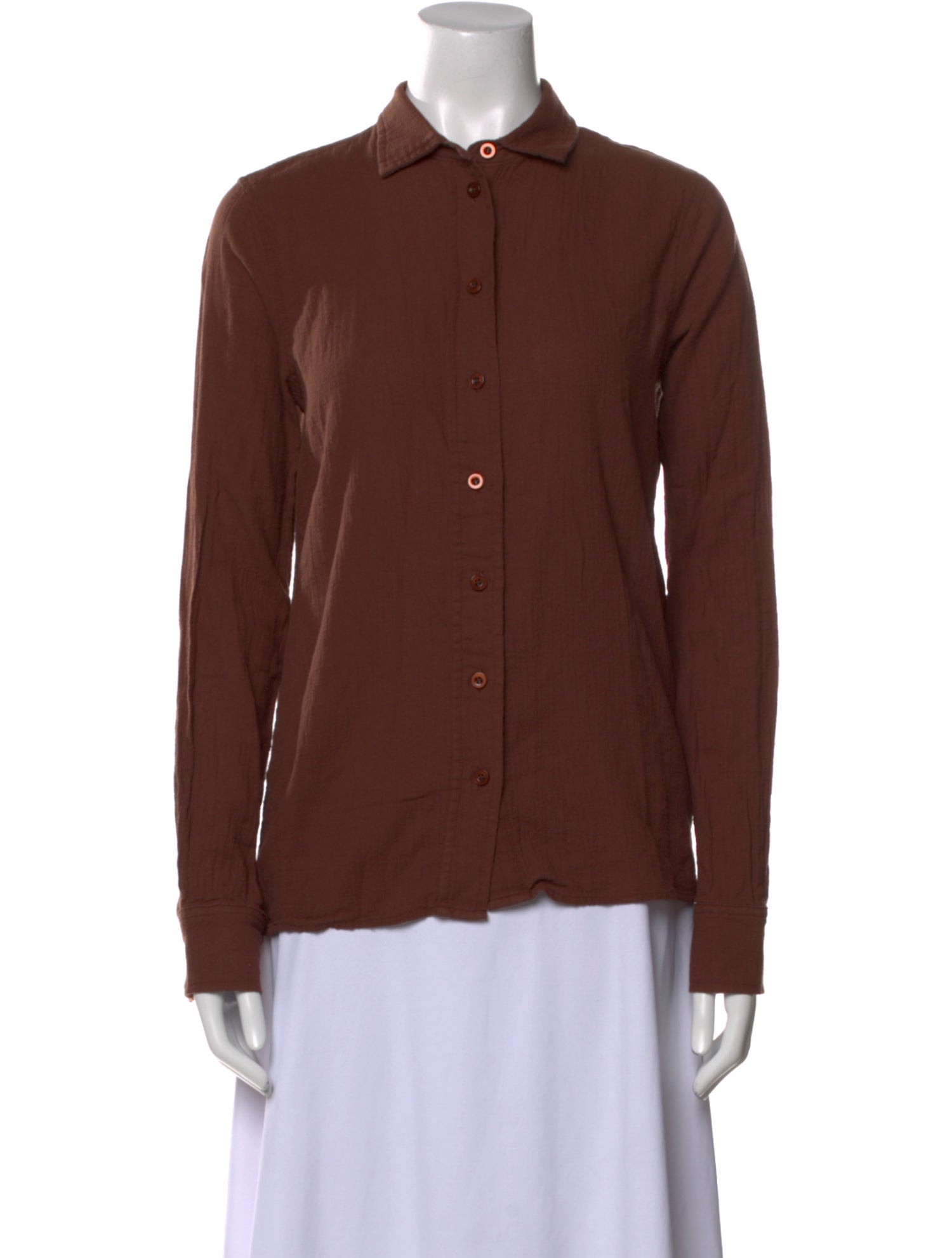 Éterne Long Sleeve Button-Up Top