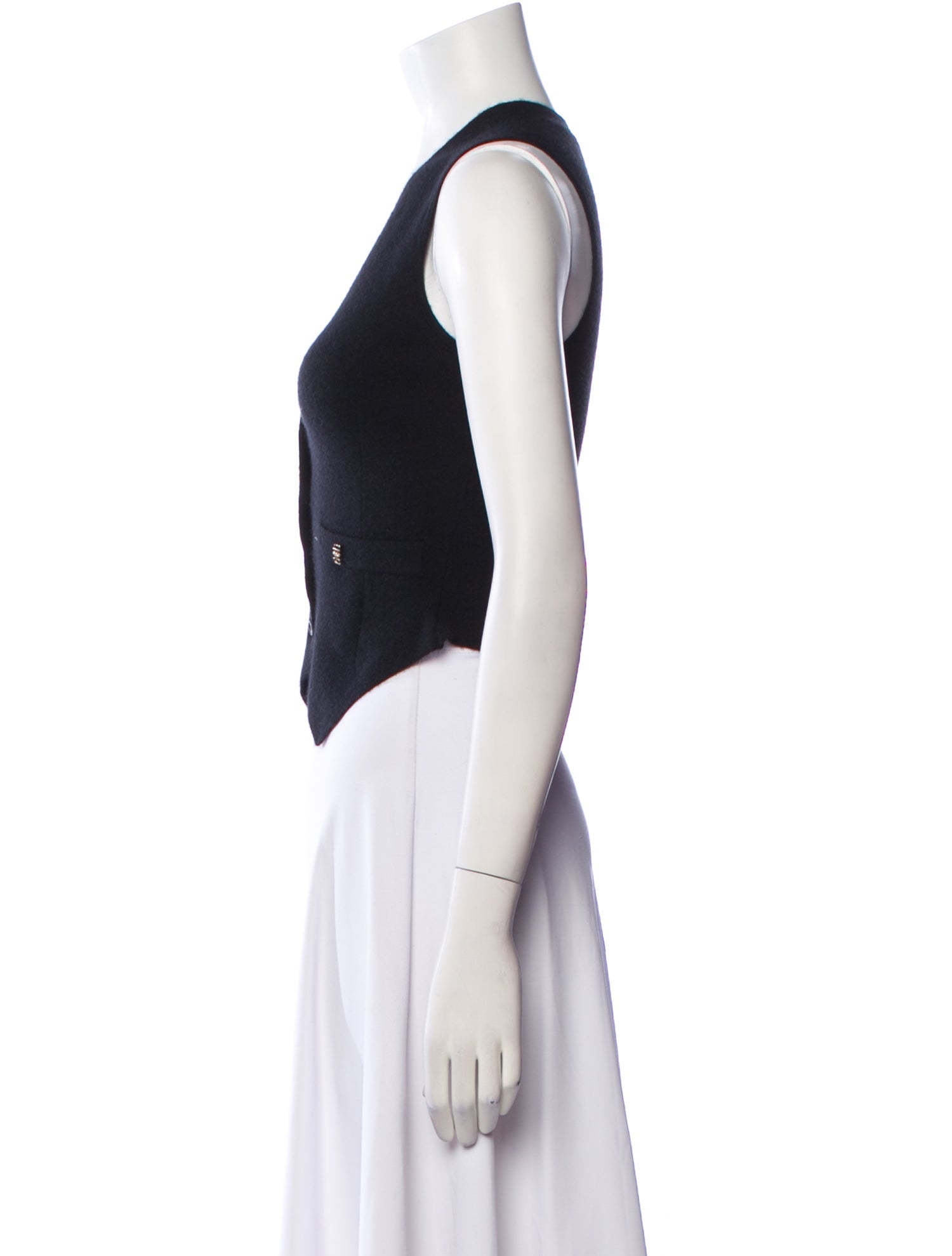 Éterne Cashmere V-Neck Crop Top