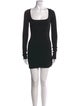 Éterne Square Neckline Mini Dress