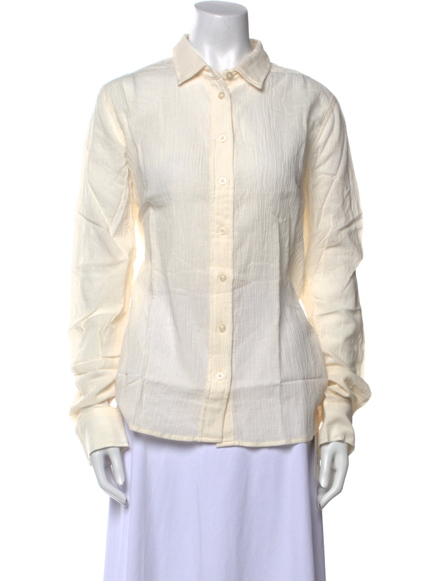 Éterne Long Sleeve Button-Up Top