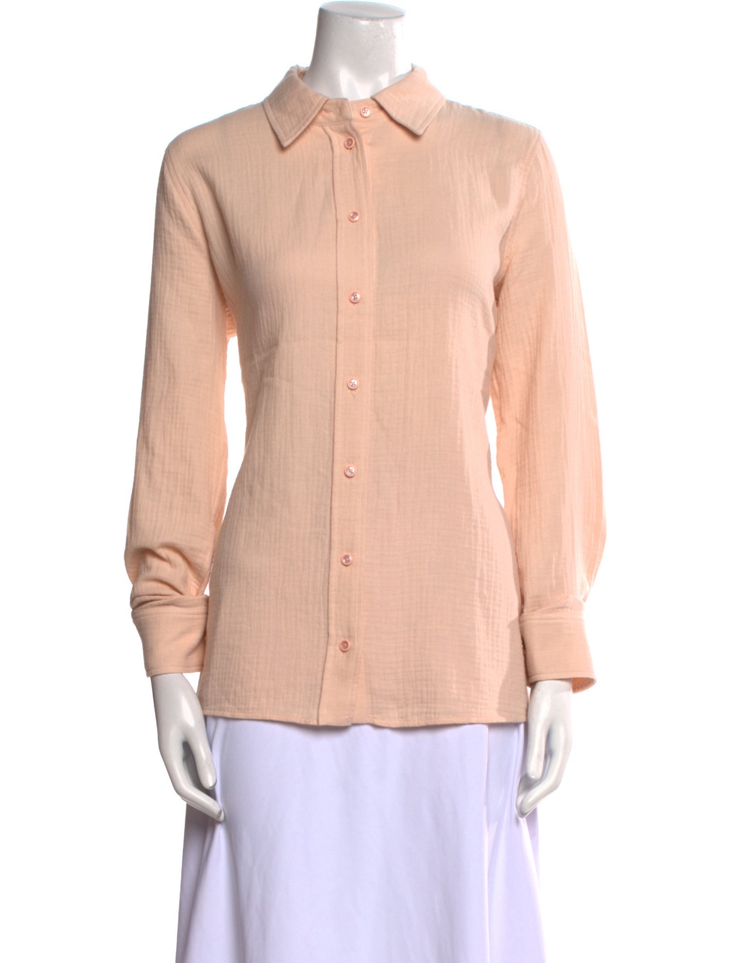 Éterne Long Sleeve Button-Up Top